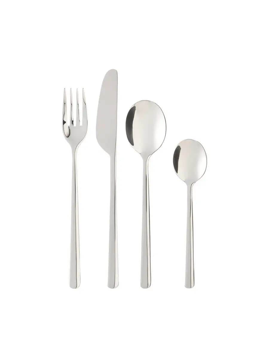 Набор столовых приборов 24 предмета IKEA LÖFTESRIK нержавеющая сталь