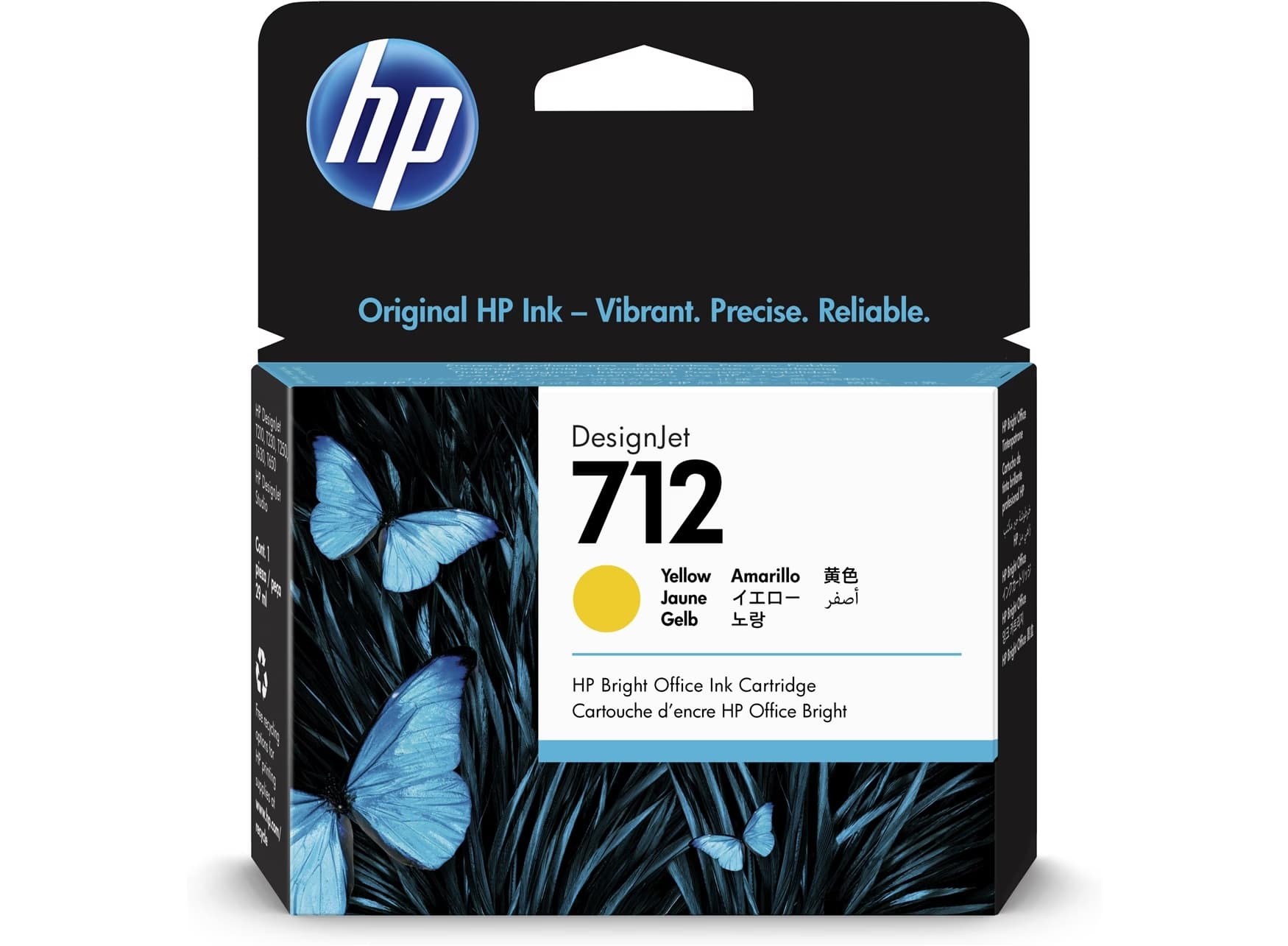 Картридж InkJet HP DJ 712 3ED69A (жёлтый)  29 мл для плоттеров