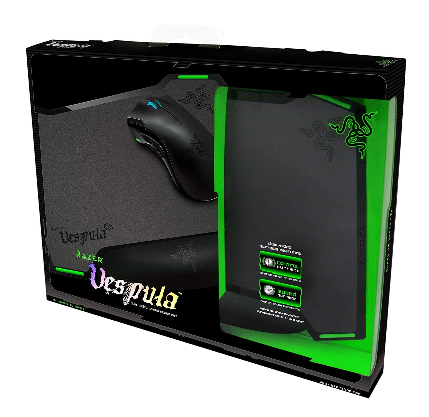Двусторонняя игровая поверхность Razer Vespula (300мм × 240мм)