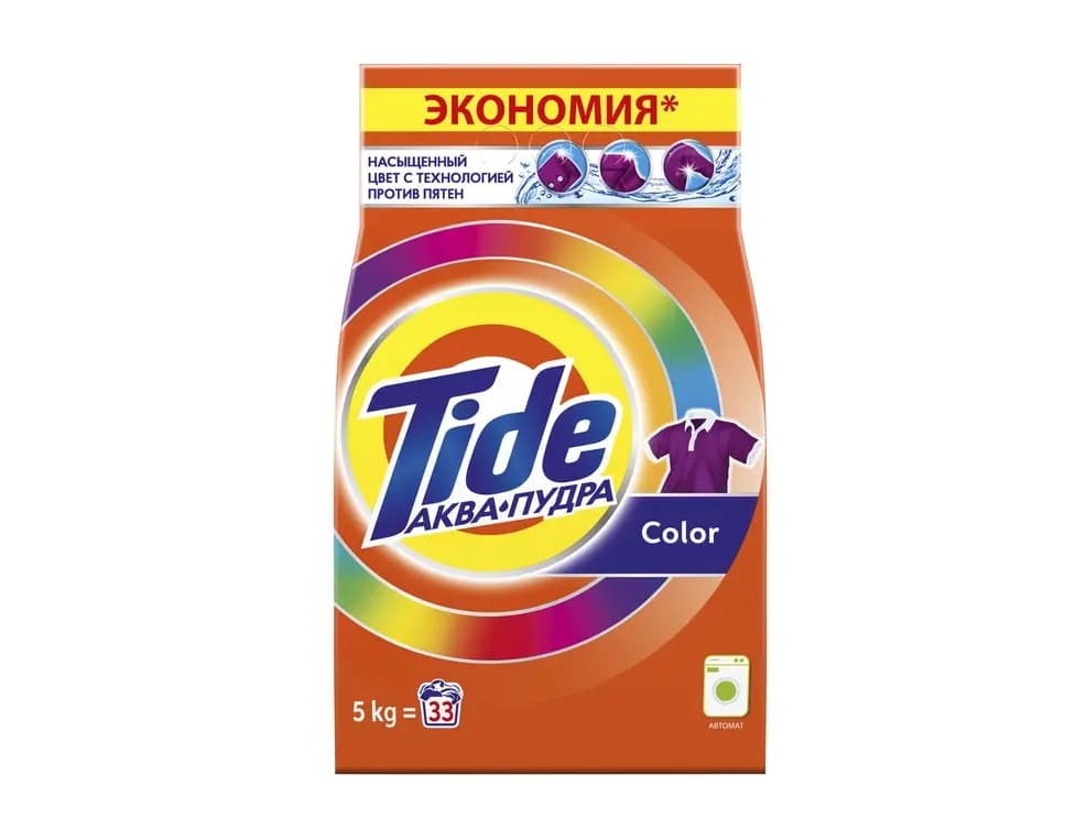 Стиральный порошок Tide Color, 5 kg
