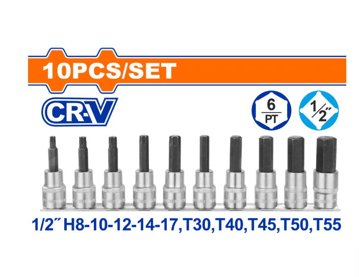 Набор головок HEX и TORX внешний WST1412