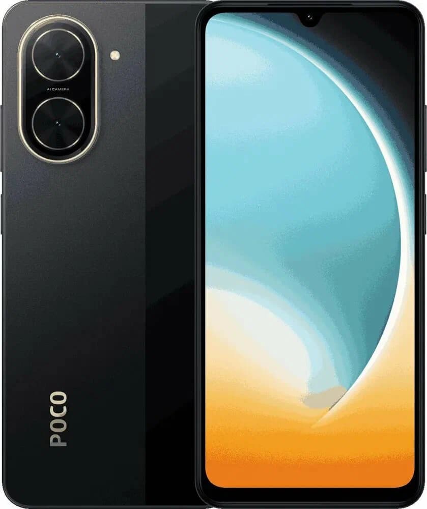 Смартфон Poco C71 4/128 GB, Чёрный loga