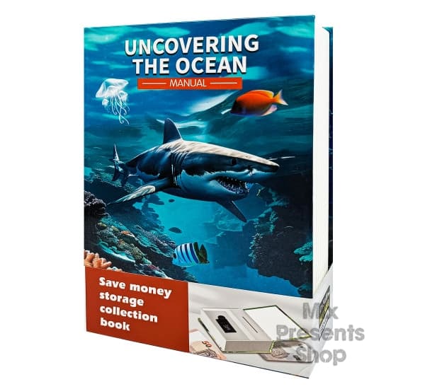 Сейф книга "Ocean" мини с кодовым замком