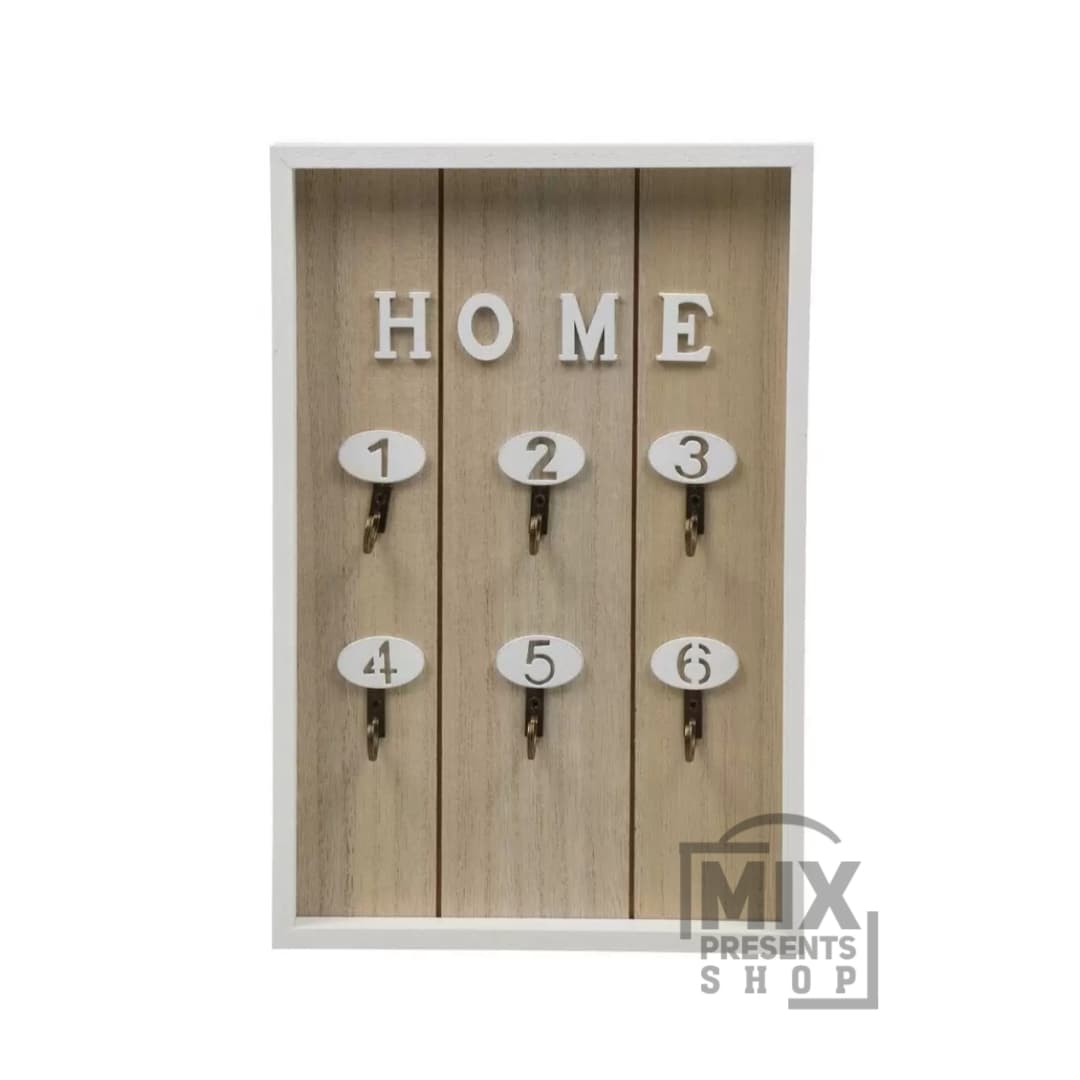 Ключница открытого типа "Home" на 6 крючков (30×20×3см)