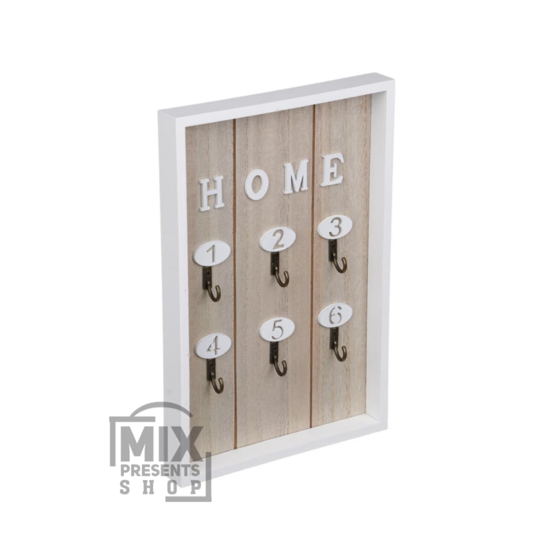 Ключница открытого типа "Home" на 6 крючков (30×20×3см)
