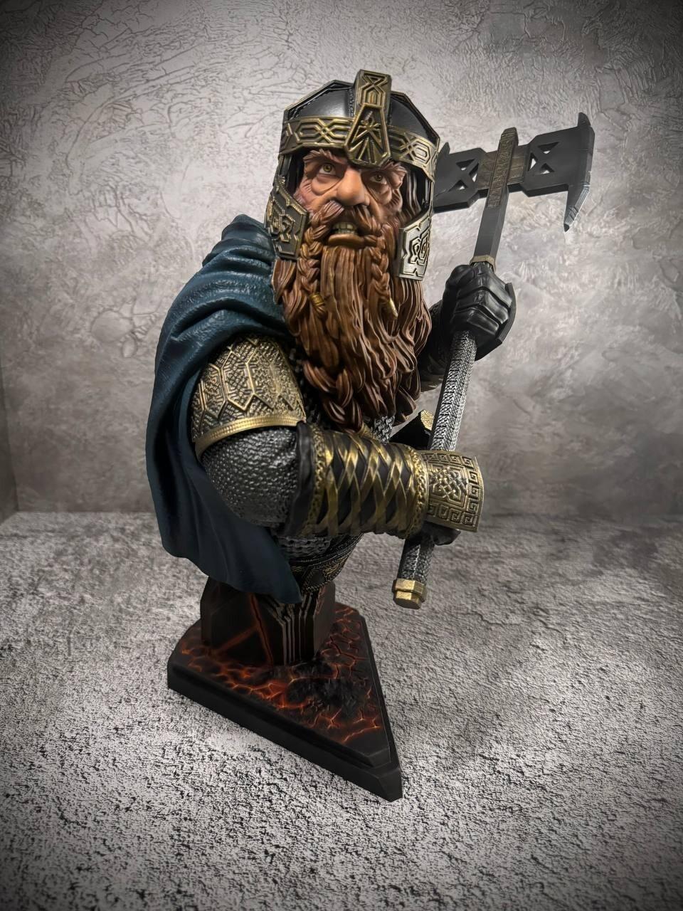 Бюст Гимли. "Властелин колец"