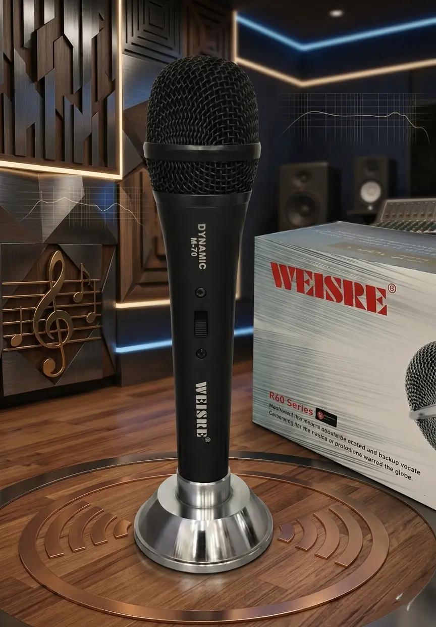 Mikrafon kabelli Weisre, gara, M-78