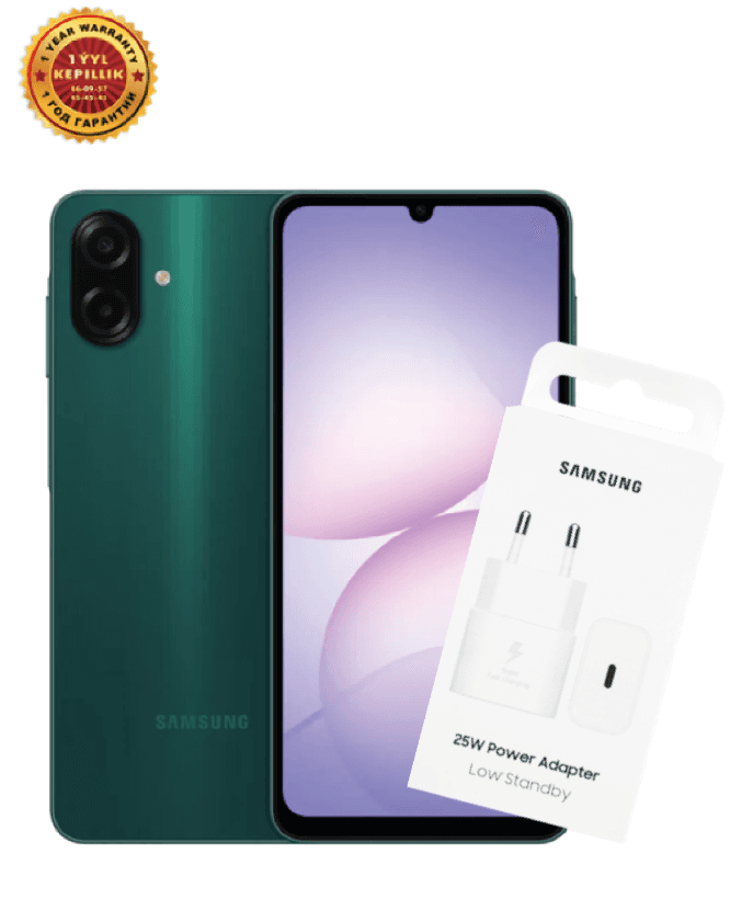 Smartfon Samsung Galaxy A07 4/64 GB, ýaşyl