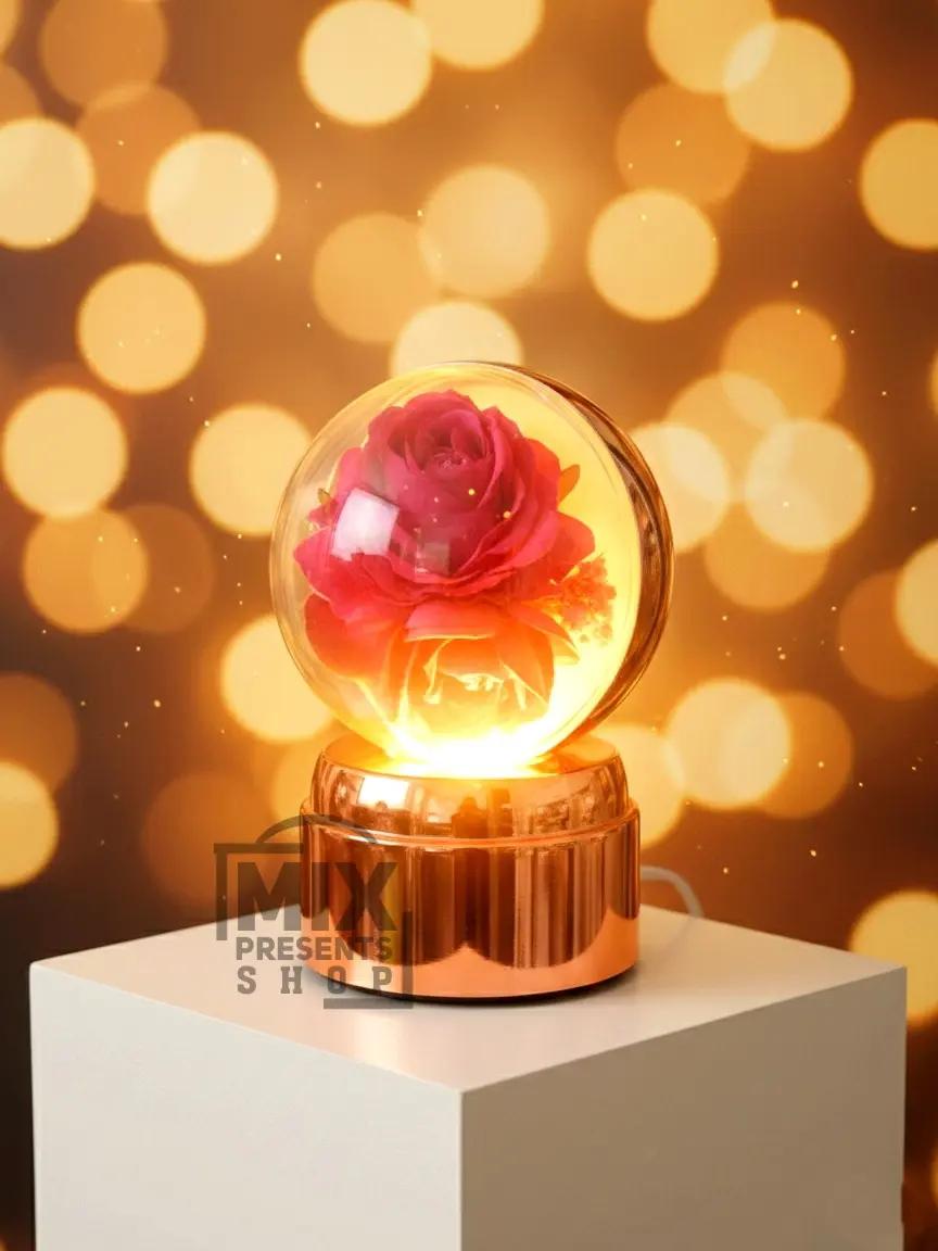 3D aýlanýan lampa "Flowers"