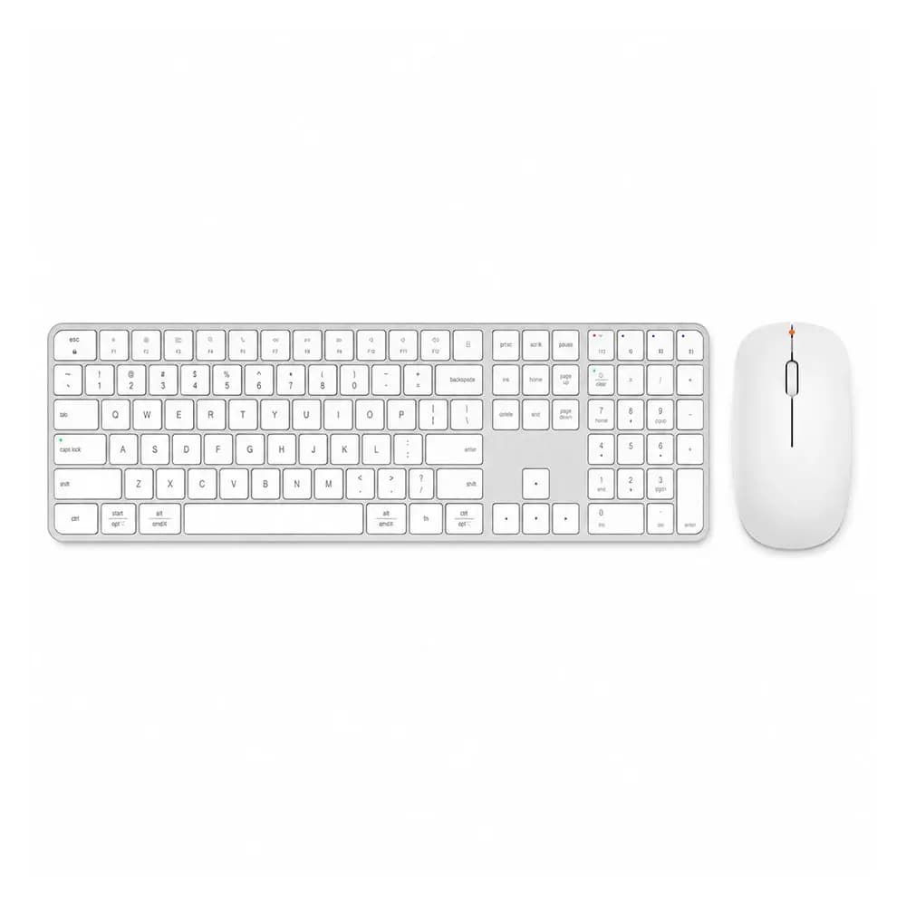Комплект клавиатура и мышь Meetion iKey C230 Серебристый (En)