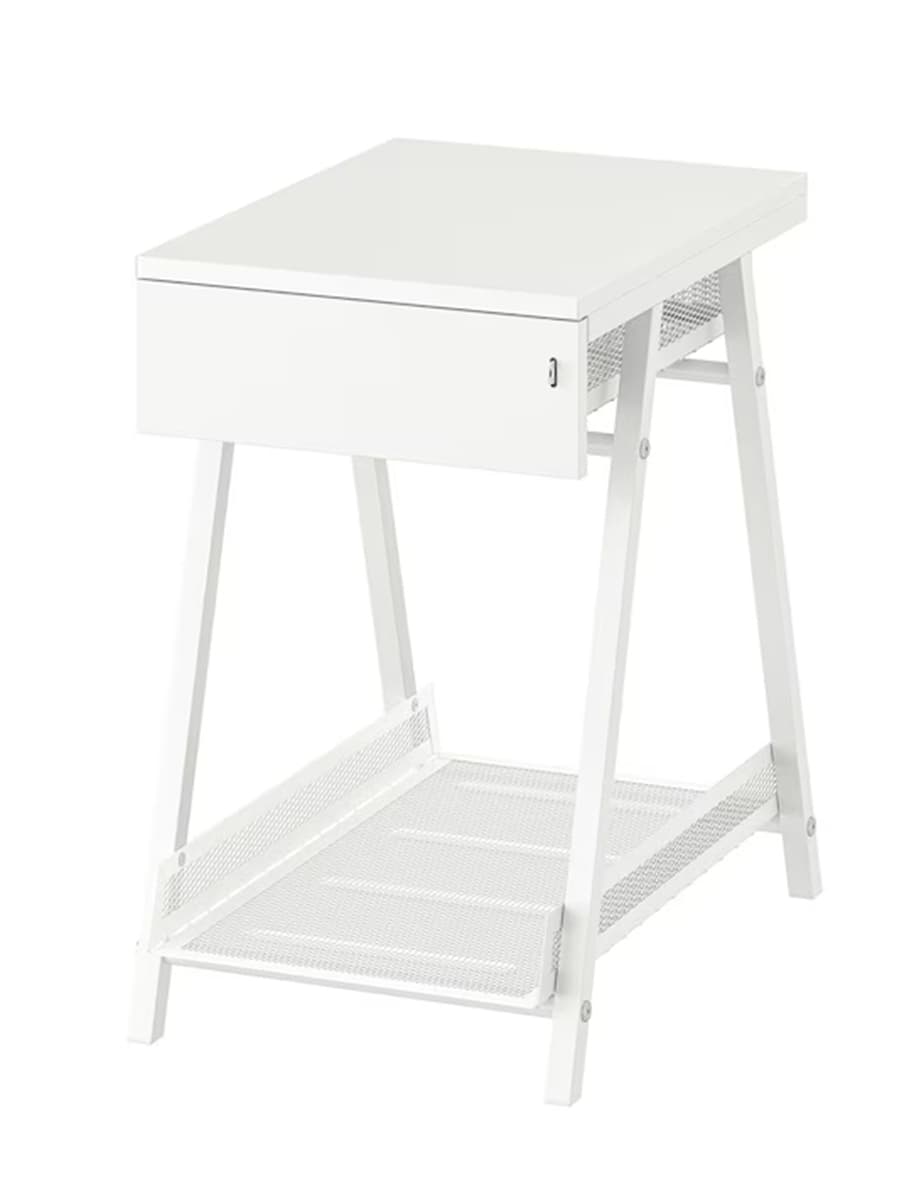 Тумба с ящиком IKEA TROTTEN белый 34x56 cm