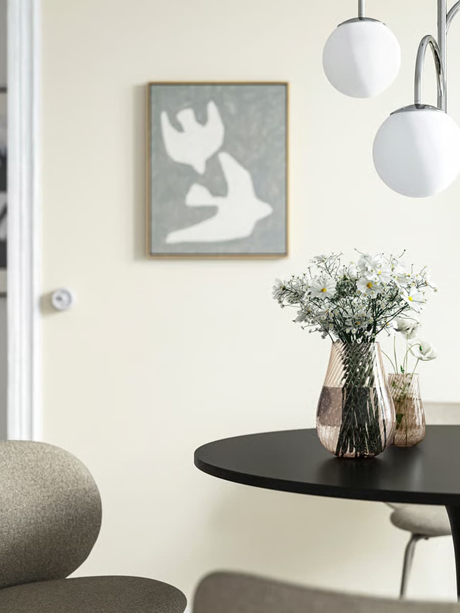 Ваза IKEA PÅSKÖTRÄD стекло/светло-коричневый, 20 см