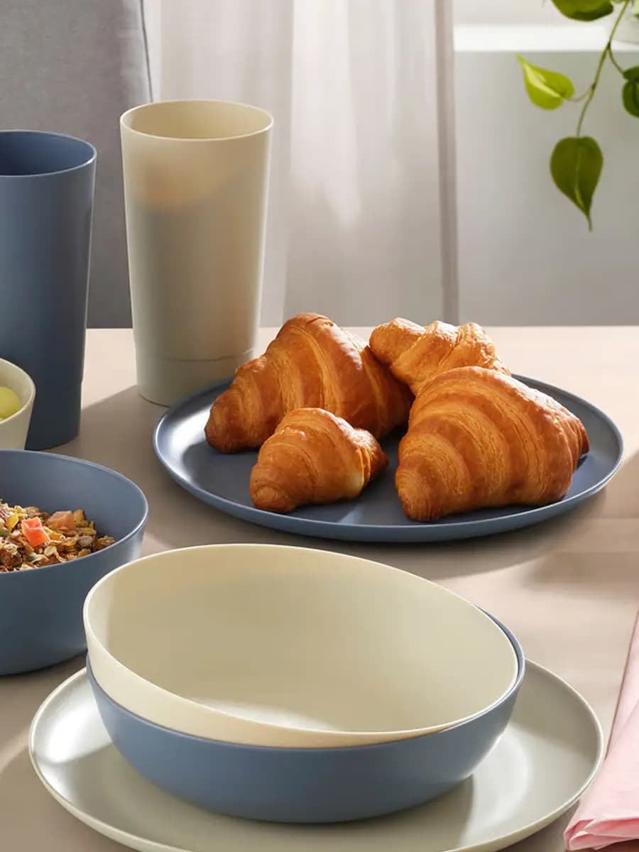 Миска IKEA VITABBORRE синий 16 см