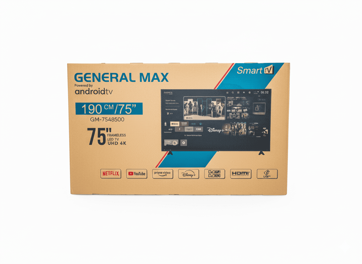 Телевизор General Max GM-75A8500 (75 диагональ) Android