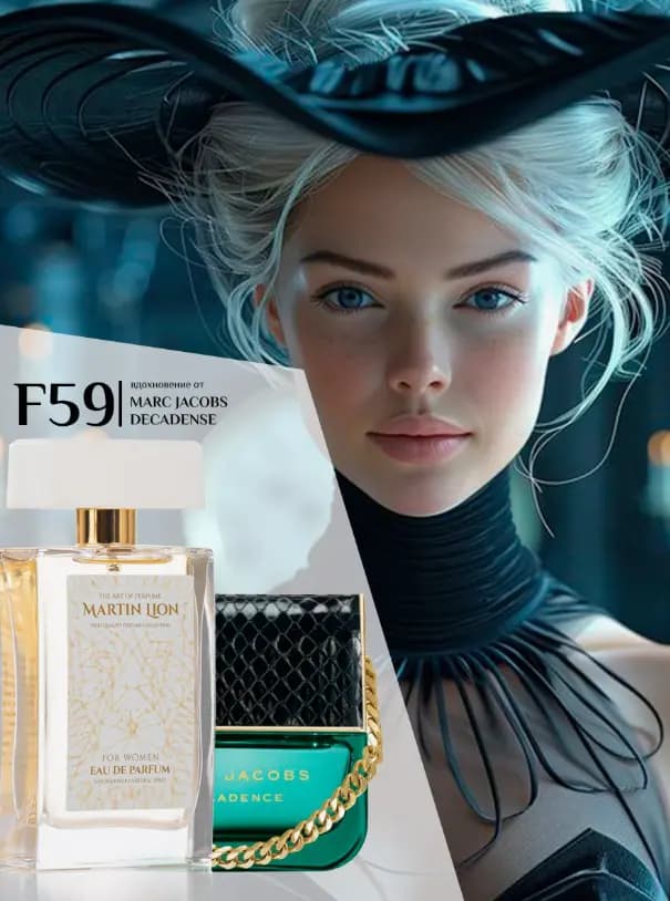 Парфюмерная вода Martin Lion F59 ( MARC JACOBS DECADENSE) 50 мл