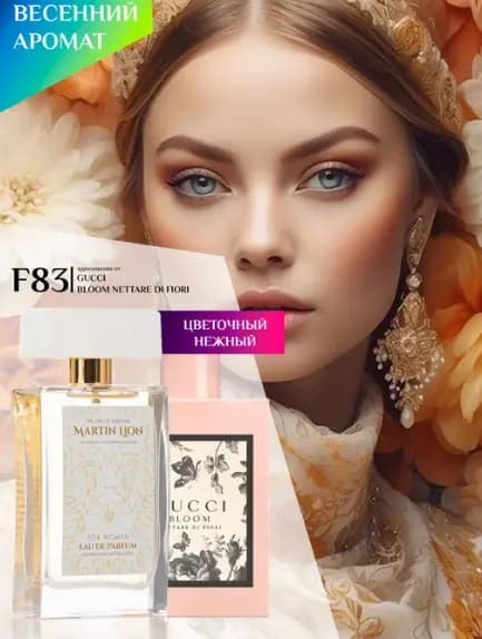 Парфюмерная вода Martin Lion F83 ( GUCCI GUCCI BLOOM NETTARE DI FIORI) 50 мл