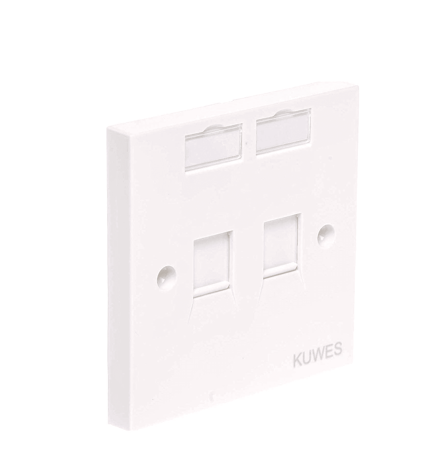 Двойная сетевая розетка Kuwes Cat.6 (в сборе)