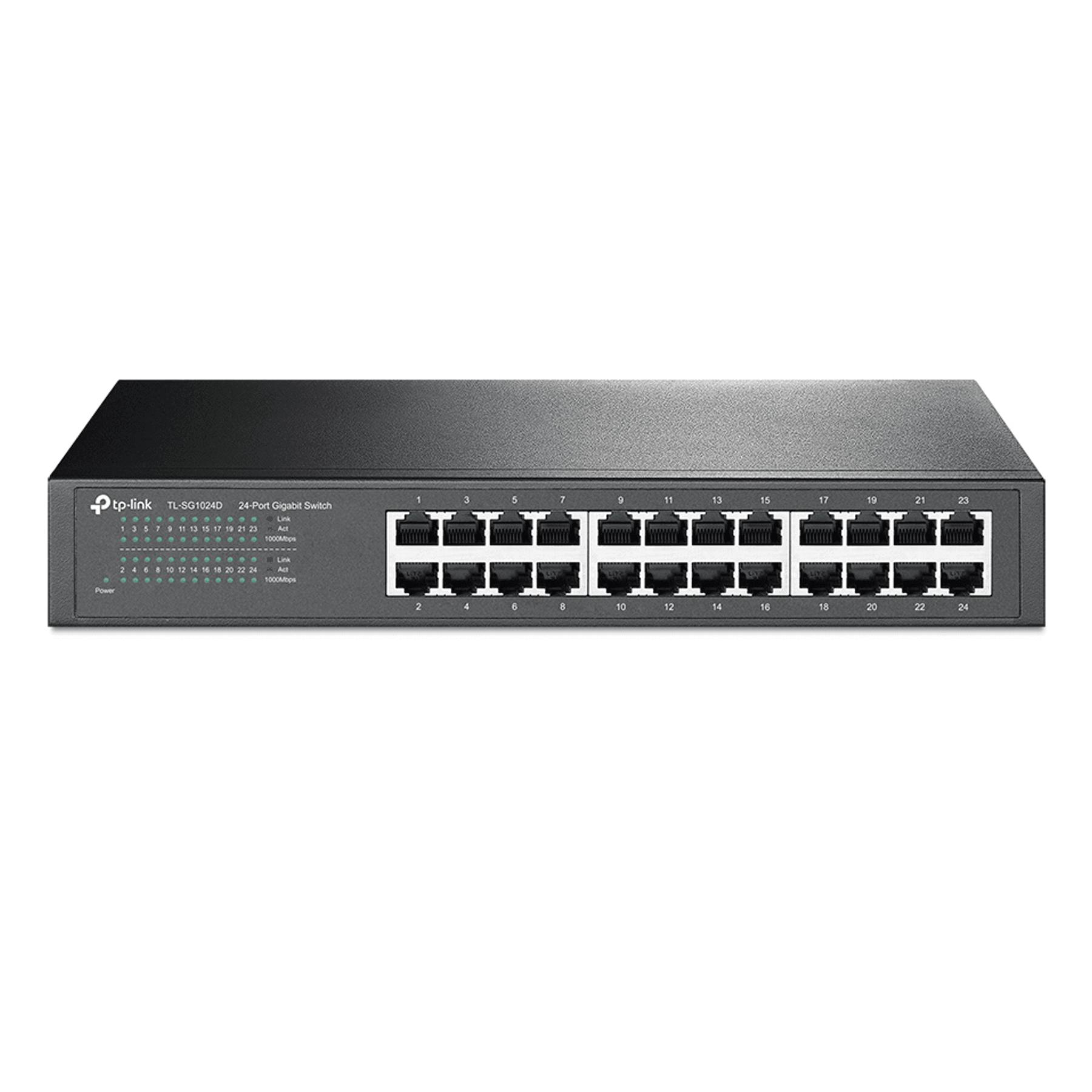Гигабитный коммутатор TP-Link TL-SG1024D (24-Port Gigabit Desktop/Rackmount Switch)