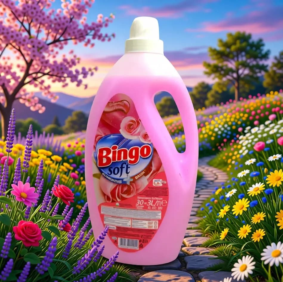 Ополаскиватель для белья Bingo "Gülpembe" 3 л
