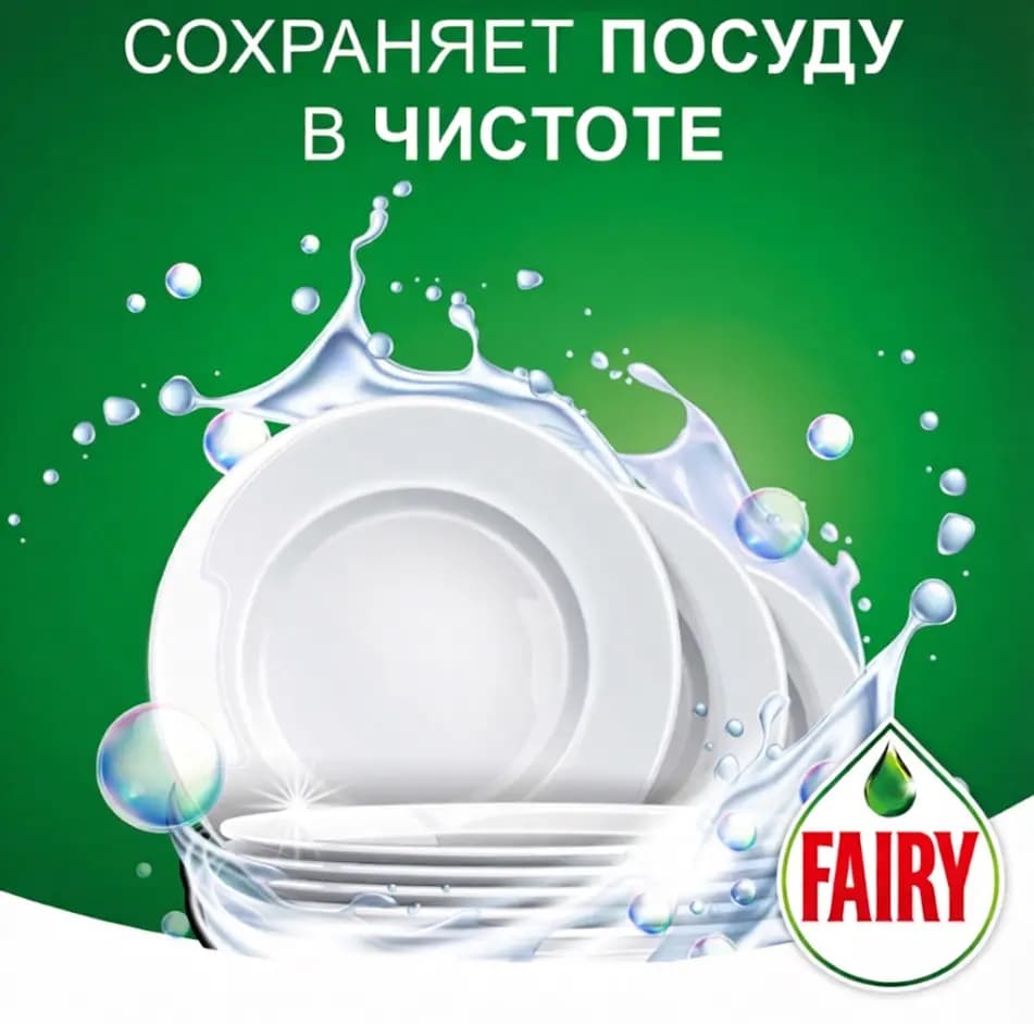 Средство для мытья посуды Fairy с ароматом яблока, 1000 мл