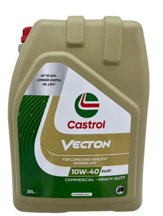 Дизельное моторное масло VECTON LONG DRAING 10W40, E4/E7, 20 литров