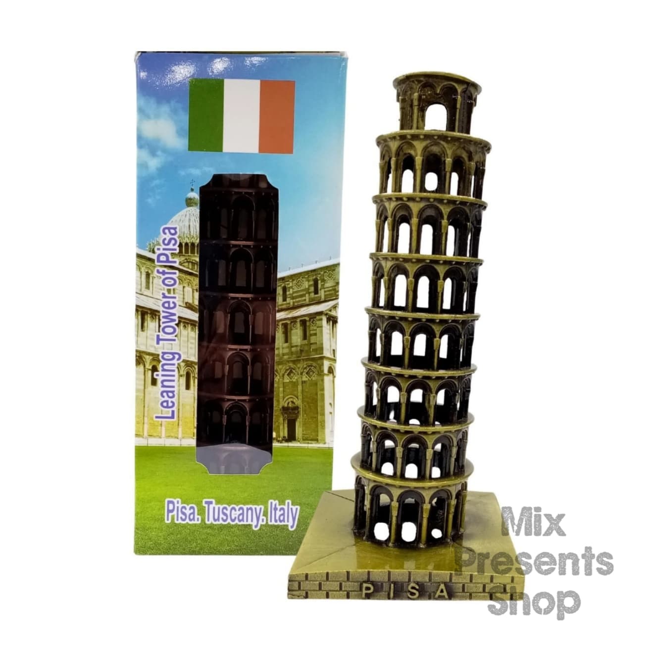 Металлическая статуэтка сувенир "Пизанская башня" Pisa Italy