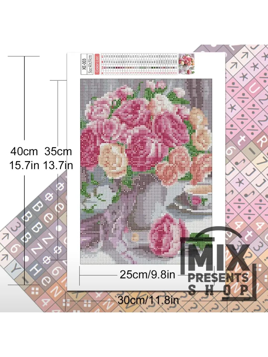 Алмазная картина 5D 30×40см (мозаика) без подрамника