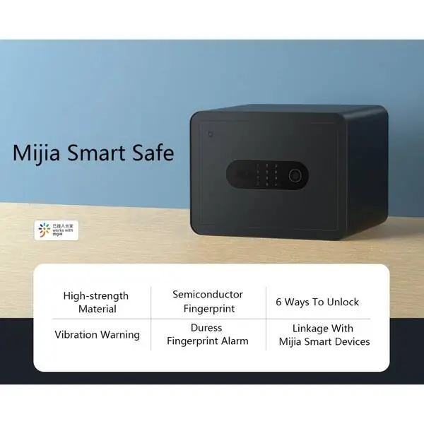 Xiaomi introduced its smart safe Mijia Smart Safe Deposit Box