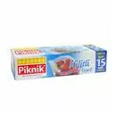 Пакеты для холодильника Piknik с замком. 1403-Р. средние. 25*19 см 15 шт.