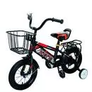 Велосипед с колесами 12" задним тормозом для детей от 3 до 5 года, чёрный