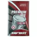 Cинтетическое моторное масло Favorit Premium XFE SAE 5W-30 API SN/CF (метал) 4 л