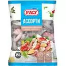 Ассорти морепродуктов Vici очищенные варенно - замороженные, 450гр