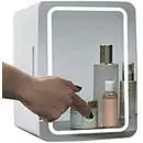 Мини холодильник для косметики 8L Glass Panel And Led Lighting, Cooler/Warmer Freezer, Used for Beauty Skin Care in Home