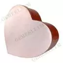 Подарочная коробка Сердце, розовая