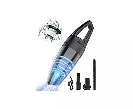 Пылесос Car vacuum cleaner,8000PA Cordless Battery Rechargeable Quick Charge Tech, Small and Portable Waterwashable Filter with Powerful Cyclonic Suction vacuums Cleaner for Home Office and Car